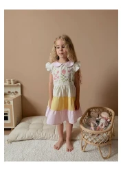 YİGİT BUTİK Yigit Boutique Embroidered Girl's Dress