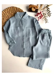 KETBaby Oversize Muslin Unisex Shirt Children's Set