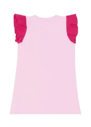 MSHB&G Girl's Pink Butterfly Summer Ruffle Dress