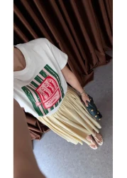 HAZELANNA Sardinies Wild White Tshirt