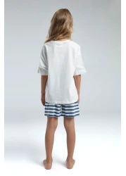 U.S. Polo Assn. U.S. Polo Assn. Girl's White Shorts Set