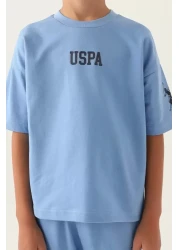 U.S. Polo Assn. بدلة برمودا للأولاد مرخصة من US Polo Assn Baseciz Indigo