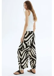 H&M Cropped pull-on trousers