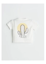 LC Waikiki New Season Printed Baby Boy T-Shirt and Shorts Set of 2 - S5Fs21Z1