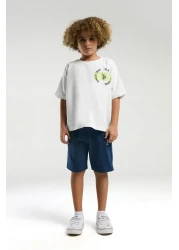 U.S. Polo Assn. Boy's White Bermuda Suit