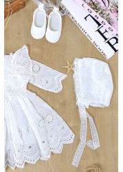 Sitilin Baby Mevlüt Dress and Suit, French Lace Mevlüt Set Stl6955