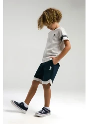 U.S. Polo Assn. Boy's Cream Bermuda Suit