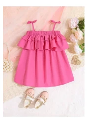ASIA GİYİM Girl's Strap Summer Dress - Stylish and Comfortable