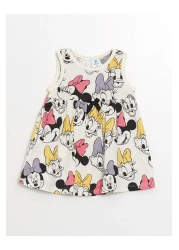 LC Waikiki Minnie Mouse Pattern LCW Baby Girl Dress - Crew Neck, Sleeveless, Set of 2