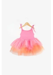 Le Mabelle Jade Pink Tutu Skirt Girl's Ballerina Dress with Straps