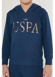U.S. Polo Assn. Flat Blue Boy's Tracksuit Set