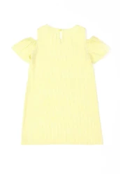 U.S. Polo Assn. Girls Neon Yellow Sleeveless Woven Dress 50269610 -Vr168