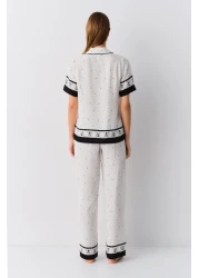 Suwen Monogram Masculine Pajama Set