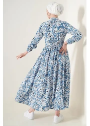 Bigdart 2144 Patterned Collar Dress