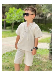 ALPİDS بدلة الوافل للأولاد بتفاصيل حبل من Alpi̇ds