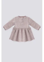 U.S. Polo Assn. فستان أطفال باللون الوردي من U.S. Polo Assn