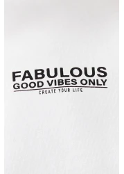  Collection تي شيرت محبوك كبير الحجم ومطبوع من الأمام مصنوع من القطن بنسبة 100% من إكرو TWOSS24TS00183