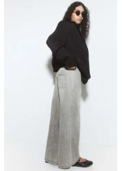 H&M Denim drawstring trousers