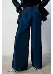 Touche Prive Button Detail Asymmetric Jacket Pants Suit