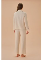 Suwen طقم بيجامة على الطراز الذكوري