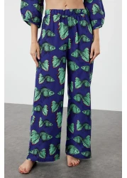  Collection 100% Cotton Fish Patterned Blouse and Pants Set - TBESS24AU00070