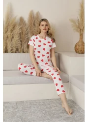 PİJART Women's Cotton Pajama Set