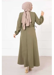 EBRUTESETTÜR بدلة فستان حجاب مع بوليرو