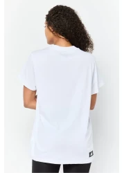 adidas Women Sportswear Fit Short Sleeve Training T-shirt, White