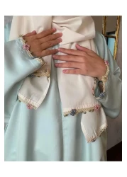 Nimet Abla Butik Hand Embroidered Prayer Robe Suit