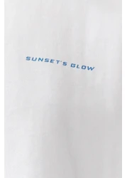  Collection White Premium 100% Cotton Printed Relaxed/Comfortable Fit Knitted T-Shirt TWOSS24TS00172