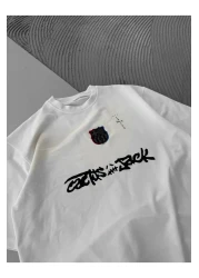 SENTİNEL WEAR تي شيرت مطرز من بارشا (تصميم ترافيس سكوت خاص)