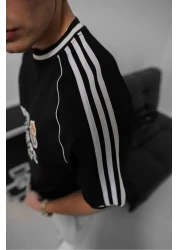 KUN SPORTSWEAR تي شيرت بريميوم نوستالجيا ريترو مقاس كبير للجنسين