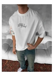 KUN SPORTSWEAR تفاصيل طباعة الظهر، مقاس كبير ممتاز للجنسين