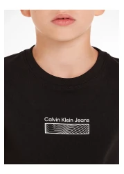 Calvin Klein تي شيرت كالفن كلاين للرجال أسود بأكمام قصيرة