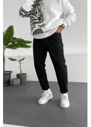 NO61 MAN Bouyfriend Black Color Comfortable Fit Jeans