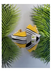 elma bebe Comfortable Fit Girl Boy Baby Unisex Baby Kids Short Lace-Up Linen Canvas Sneaker Sports Shoes