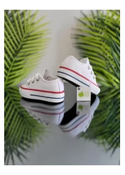 elma bebe Comfortable Fit Girl Boy Baby Unisex Baby Kids Short Lace-Up Linen Canvas Sneaker Sports Shoes