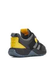 homiro Black-yellow Booties Filet - Laced and Banded