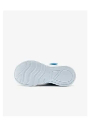 Skechers حذاء رياضي أزرق فاتح للفتيات الكبيرات - فلاش فليكر 303700 LBMT