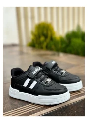 Muggo Jerry Daily Unisex Children's Guaranteed Elastic and Velcro Comfortable Sneaker Sports Shoes