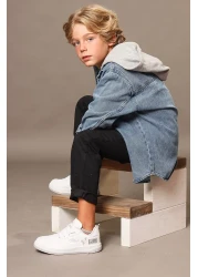 Jump 27760 Velcro White Unisex Kids Sneakers Casual Sneakers