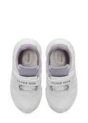 U.S. Polo Assn. Garfield Jr 5Fx White Female Child Sneaker Shoes