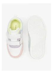 Flora Bella by Shoexpress Panelled Sneakers with Hook and Loop Closure