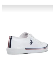U.S. Polo Assn. Women's White Lace-up Shoes