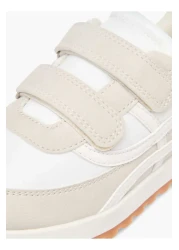 Juniors Panelled Sneakers with Hook and Loop Closure