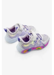 Beınsteps Girl's Sports Shoes Orthopedic Sole Lighted Velcro Girl's Shoes