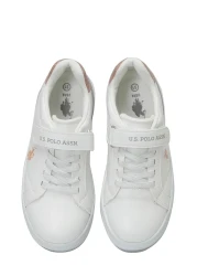 U.S. Polo Assn. UNIV 4FX White Girls' Sneaker