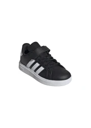 adidas حذاء Grand Court 20 El للجنسين للأطفال باللون الأسود كاجوال للجنسين للأطفال Ls Ie5995