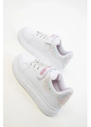 SOHO White Unisex Kids Sneaker 20441