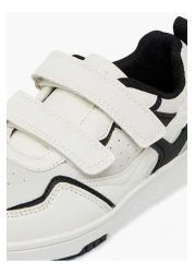 Mister Duchini Panelled Sneakers with Hook and Loop Closure